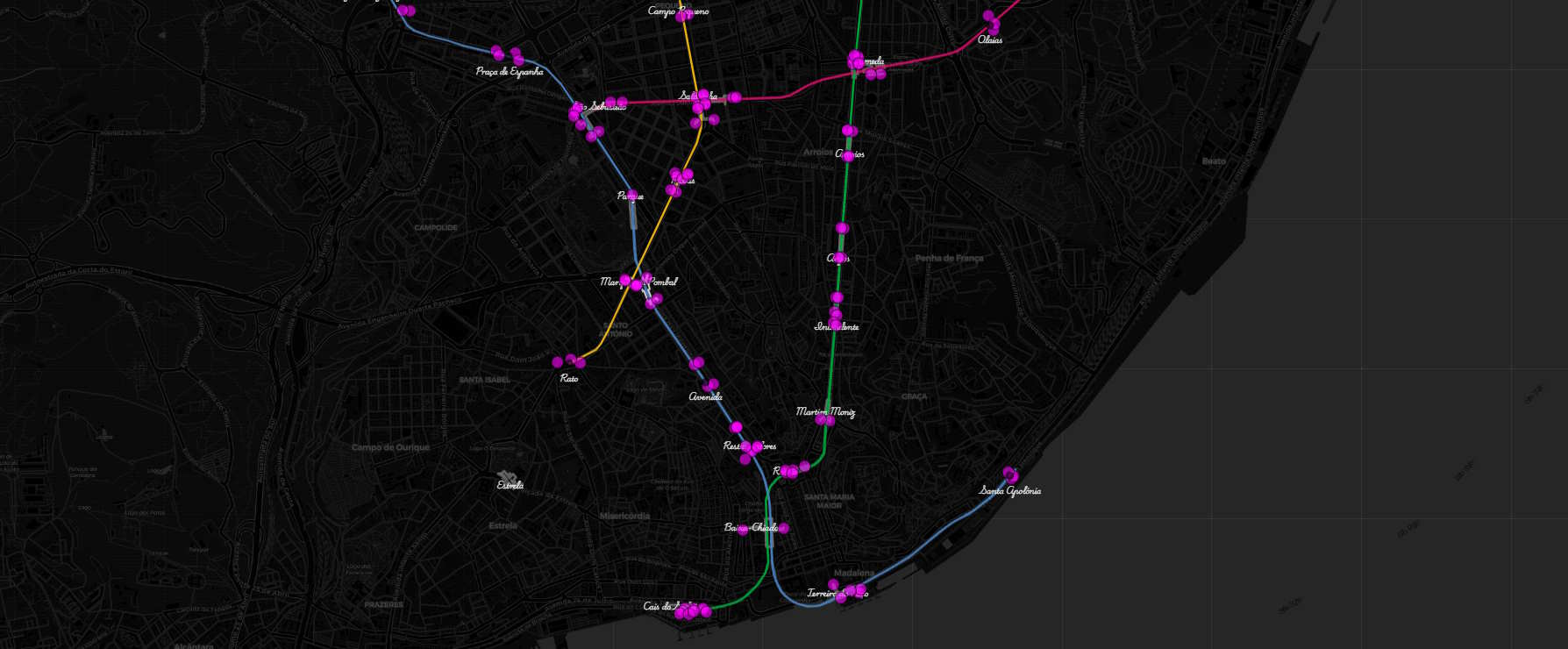 LISBON METRO ENTRANCES